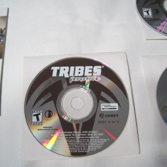 Tribes: Vengeance (PC, 2004) Discs and Game Manual Only (No Box) (Sierra, Teen) - Picture 10 of 11